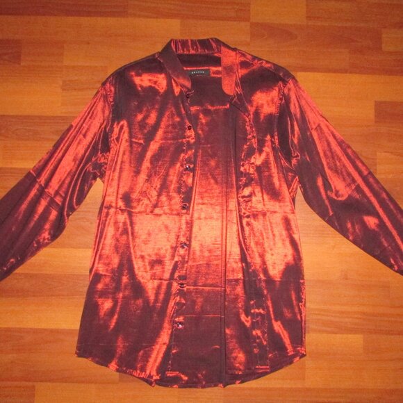 Grapes Shiny Metallic Deep Red Shirt - Large - Picture 9 of 9